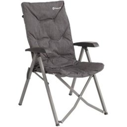 Chaise de camping pliable Yellowstone Lake Gris Outwell Gris