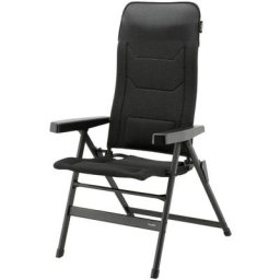 Chaise de camping pliable de luxe Monaco Comfort Gris Travellife Gris