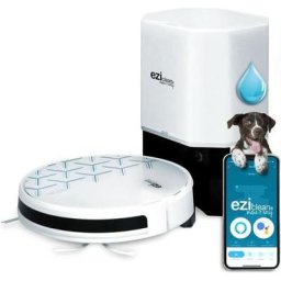 Eziclean - Robot aspirateur laveur connecté ® Aqua Xpert S450 Animal - Blanc