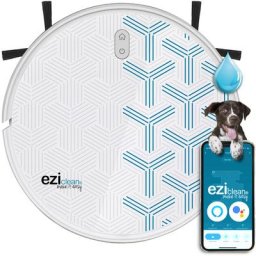 Eziclean - Robot aspirateur laveur connecté ® Aqua Xpert S250 Animal - Blanc