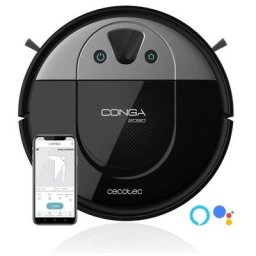 Cecotec - Conga 2290 Aspirateur robot panoramique et balai de sol, iTech Camera 360, passe la