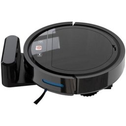 Jn.songs - Robot Aspirateur Laveur Poils Animaux, Robot Aspirateur noir 3 en 1, 2500PA,