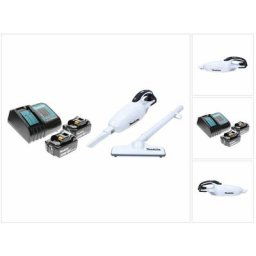 Dcl 181 FSF1 w Aspirateur sans fil 18 v blanc + 2x Batteries 3,0 Ah + Chargeur - Makita