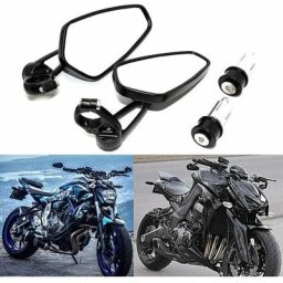 Rtroviseurs De Guidon De Moto Rtroviseurs De Moto Pour Xj6 Mt01 Mt03 Mt07 Mt09 (Noir)