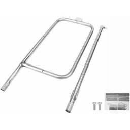 Costjj - 61.6 x 26.4CM Tube Brûleur 65032 pour Weber Q300 Series Q320, Q3000, Q3200, Acier
