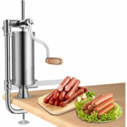 Costway - 3L Poussoir à Saucisse Machine à saucisses Viande hachée 4xTubes (ø 15/19/22/25 mm) en