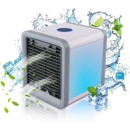 Ersandy - Rafraîchisseur d'air 3 en 1 Mini usb 486m³/h 60W Violet