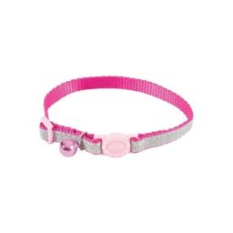 Zolux - Collier pour chat Rose - Nylon - Réglable - 520022ROS