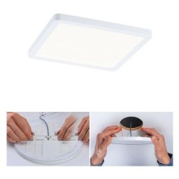 Paulmann - Panneau enc areo VariFit IP44 13W 4000K 175x175mm Blanc syn
