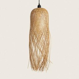 Suspension Bambou Extérieure Kawaii Noir d'Extérieur