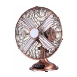 Ventilateur de table cooper 35W D30cm Cuivre 3 Vitesses