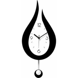 Pendules Murales Silencieuses Gouttelettes d'eau Swing Horloge Murale Design Moderne Style Nordique