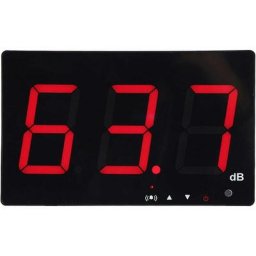 Alarme autonome Sonomètre professionnel avec seuils d'alarme réglés Portable Digital Lcd Decibel