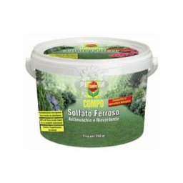 Compo - engrais au sulfate ferreux solide pour pelouse 5KG