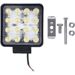 Projecteurs de travail tout terrain led Projecteurs pour tracteur excavatrice 2x48W - Aufun