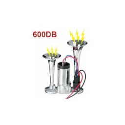 600DB 12V double trompettes électrovanne électrique Super fort voiture électrique klaxon d'air