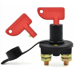 Coupe-Batterie pour Voiture, 12 / 24V, 500A max Isolateur Interrupteur Automobile Urgence
