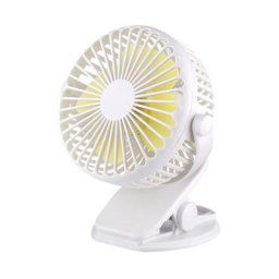 Ventilateur usb Puissant, Ventilateur à Pince de Table à Clip Silencieux 3 Vitesses, Réglage à 720°