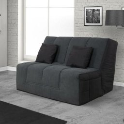 Banquette bz los angeles 140 x 190, matelas Dunlopillo, coton pacifico - pacifico
