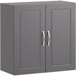 FRG231-DG Meuble Haut Armoire de Toilettes Salle de Bain Suspendue Placard Commode Murale – 2