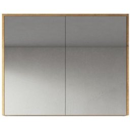 Meuble a miroir Cuba 90 x 72 cm Chene - Miroir armoire miroir salle de bains verre armoire de