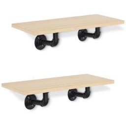 2 pièces étagère murale support de rangement planche flottante support en bois étagères pour salon