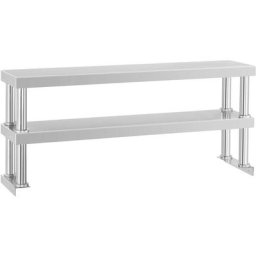 Royal Catering - Etagere D'Appoint Inox Pour Table De Travail Support Pizza Acier 120 Cm 30 Kg