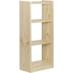 Bibliothèque Gala ASTIGARRAGA avec 4 tablettes en pin massif 120,7X49,6x25 cm