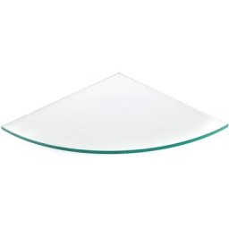 Tagère en verre transparente Mesures 2506250mm Épaisseur de l&aposétagère : 6 mm 1 unité - talla