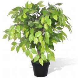 Palmier Artificiel Plastique avec Pot 60 cm Vidaxl n/a