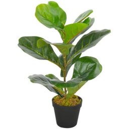 Plante artificielle avec pot Feuilles de figuier Vert 45 cm Vidaxl n/a