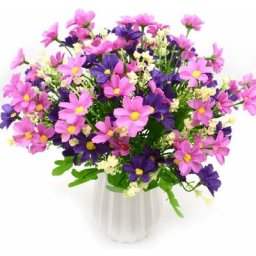 4 Bouquet de Bouquet de Fleurs Artificielles 28 Têtes, Mignon Faux Marguerite Fleur pour Usage