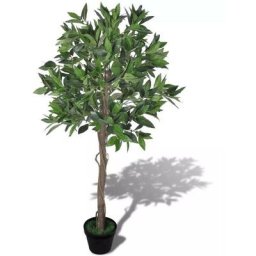 Hommoo - Laurier artificiel avec Pot 120 cm HDV08721