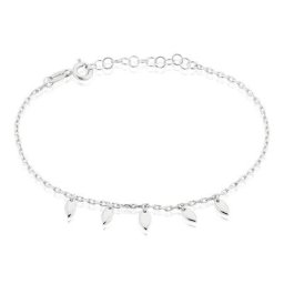 Bracelet Argent Blanc Shelia