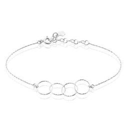 Bracelet Bulle Argent Blanc