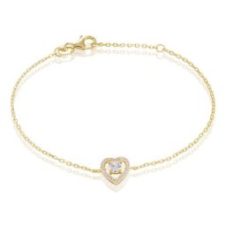 Bracelet Alais Plaqué Or Oxyde De Zirconium