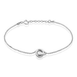 Bracelet Kaelya Argent Blanc
