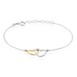 Bracelet Argent Bicolore Fethi