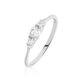 Bague Maiwen Argent Blanc Oxyde De Zirconium