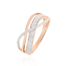 Bague Emilie Or Rose Diamant