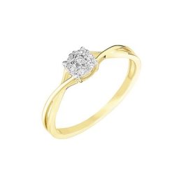 Bague Imelie Or Jaune Diamant