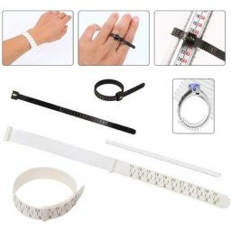 Bâton de mesure avec mandrin en métal 11 pièces bâton de mesure anneau de mesure marteau de
