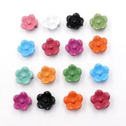 Onebeading-Perles Coulissantes à Fleurs Colorées pour Bracelet et Collier Accessoires de Bricolage