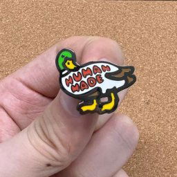 Épingles à Revers en Forme de Canard de Dessin Animé pour Enfant Broches de Sac à Dos pour