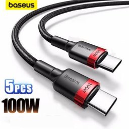 Baseus – câble USB type-c 100W Quick Charge 4.0 pour recharge rapide cordon de chargeur usb-c vers
