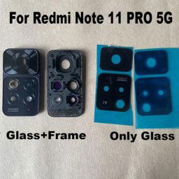 Verre de caméra arrière d'origine pour Xiaomi Redmi Note 11 PRO 5G lentille de caméra arrière
