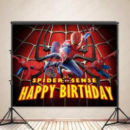 Arrière-plan de photographie Spiderman de Disney décor de thème de super-héros arrière-plan de