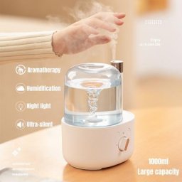 Humidificateur d'air électrique ultrasonique de 1000ml diffuseur d'huile essentielle et