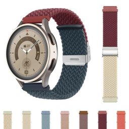 Bracelet tressé à boucle unique pour Samsung Galaxy Watch 4 5 Pro Active 2 Gear S3 Huawei 20mm
