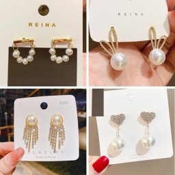 Boucles d'oreilles en fausse perle à franges biscuits pour femmes bijoux de mode coréens élégants